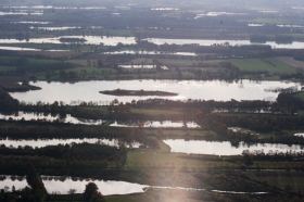 Randonnée aérienne (Mille etangs vus du ciel) ULM pendulaire